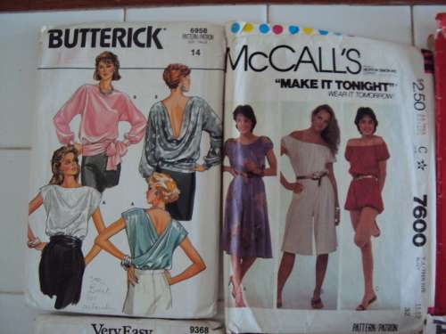 JOB LOT #46 Sassy Stash of 14x Ladies sewing patterns  **patterns are cut, not checked