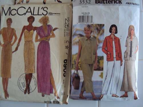 JOB LOT #46 Sassy Stash of 14x Ladies sewing patterns  **patterns are cut, not checked
