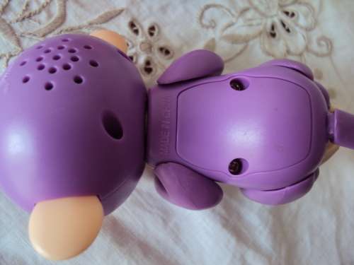 2 x hard plastic talking toys Unicorn (12cm) & monkey (12.7cm)good cond,