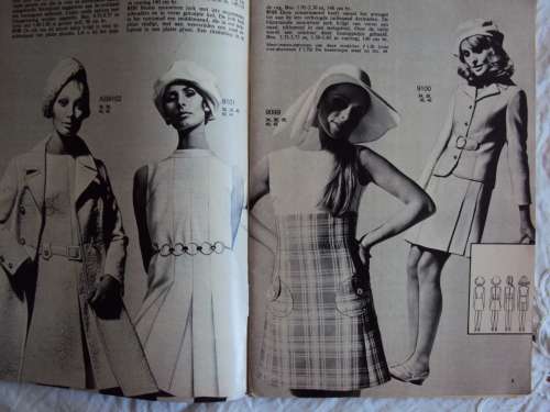 MARION No.262 Jan 1970 mag, Fabulous 70's sewing patterns (Holland/Dutch) 45pgs  + pattern insert