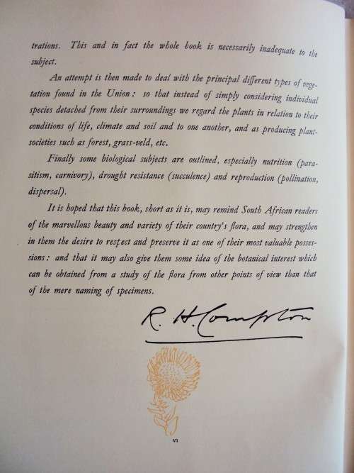 Our South African Flora complete 100 cigarette cards Foreward by R. Compton *firmly bound