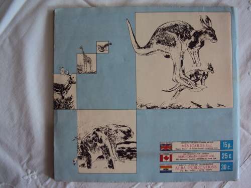 MAMMALS 1978 Vintage Panini Sticker album Complete firmly bound soft cover booklet