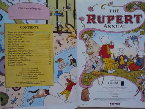THE RUPERT ANNUAL 2007 No.72 Printed in Italy h/c