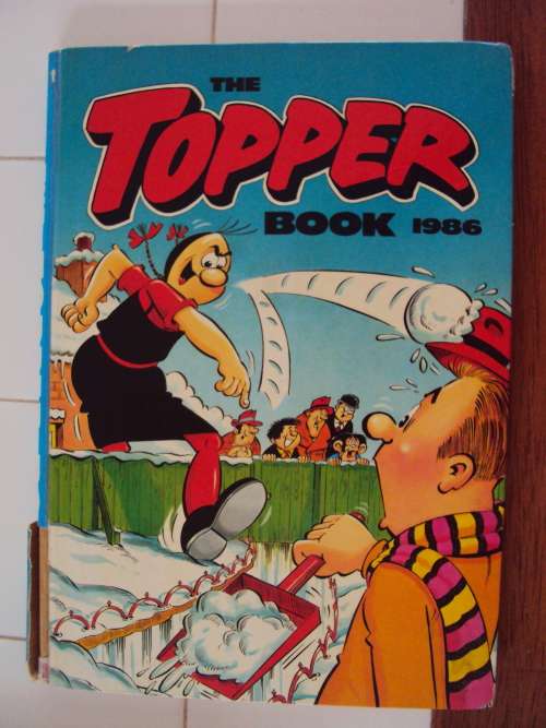 The TOPPER BOOK 1986 Vintage hard cover (*spine taped at bottom, otherwise good cond)