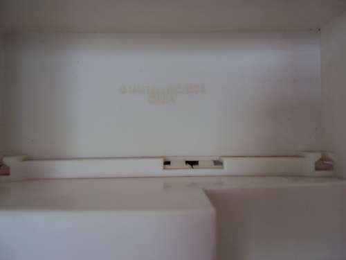 Vintage Barbie doll fridge 1994 Mattel with extras, no shelves inside fridge