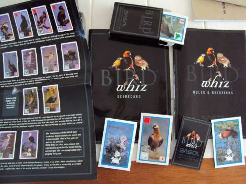 BIRD WHIZ by Sasol Educational card game for the whole family 2-6 players