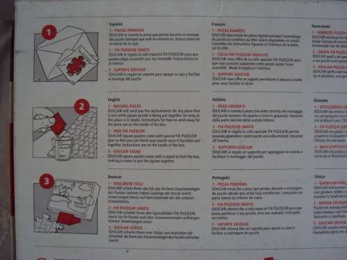 THE ACCOLADE by E.B.Leighton 2,000 pce puzzle Educa Borras Spain (opened, not checked, ex pensioner)