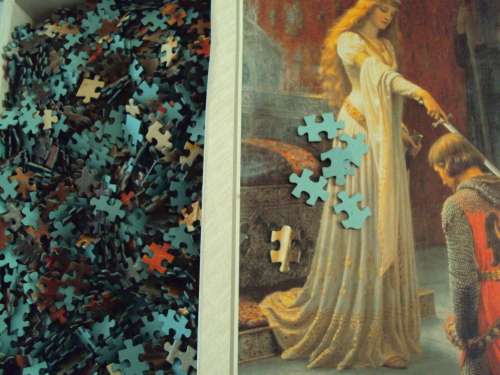 THE ACCOLADE by E.B.Leighton 2,000 pce puzzle Educa Borras Spain (opened, not checked, ex pensioner)