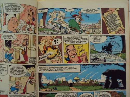 Asterix and the BLACK GOLD 80's Vintage HARD cover Goscinny & Uderzo