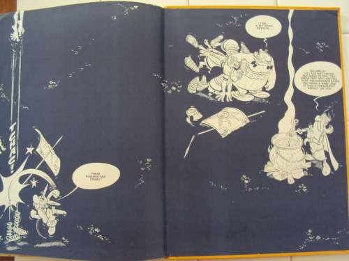 Asterix and the BLACK GOLD 80's Vintage HARD cover Goscinny & Uderzo