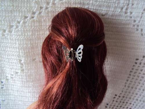 BRATZ THICK LONG SILKY 2 TONE HAIR  Click bend legs MGA 2001 + costume