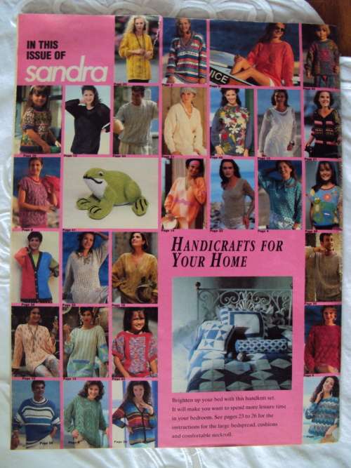 SANDRA TREND KNITTING AIRY LACE PATTERNS & KIDS TOY JULY '93 45 pageS