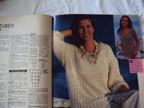 SANDRA TREND KNITTING AIRY LACE PATTERNS & KIDS TOY JULY '93 45 pageS