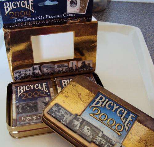 Other Antiques Collectables Limited Edition Bicycle 2000 Playing Cards Twin Pack in collector tin unused was sold for 79.00 on 1 Nov at 09 31 by MsPandora in Johannesburg ID 78340095
