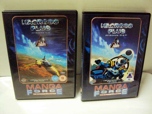 DVD MANGA FORCE Episode 1,2,3 & 4 (2xDVD pack) 1xBid gets both DVDs