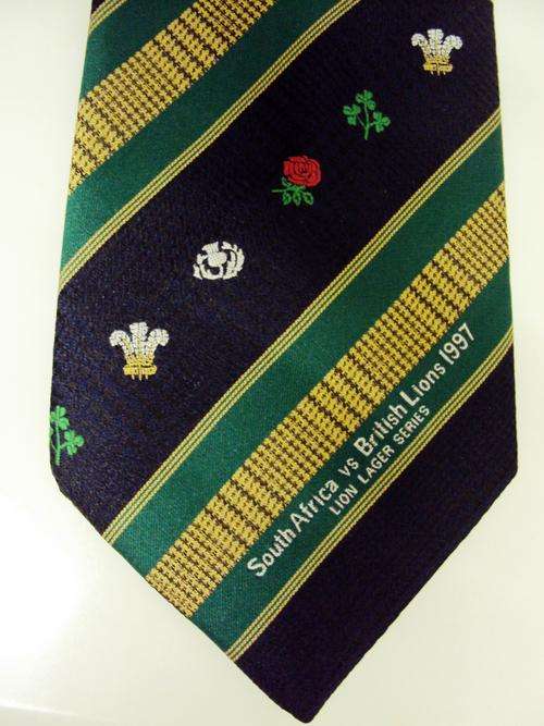 Rugby Collector's tie - South Africa vs British Lions 1997 by Roma Man (never worn, mint cond)