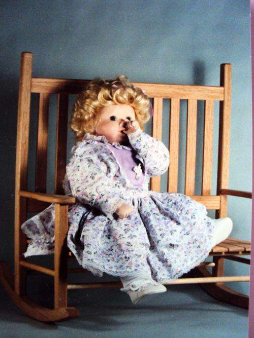 Beautify your procelain dolls with a new lacey dress sewn by you - uncut vintage pattern