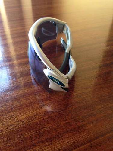 Silver And Clear Oakley Radarlocks