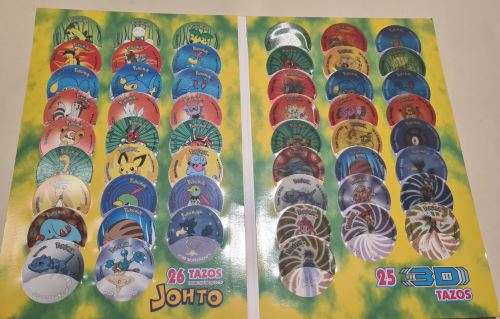 Pokemon Tazo New Generation 2 Album (Complete Collection)