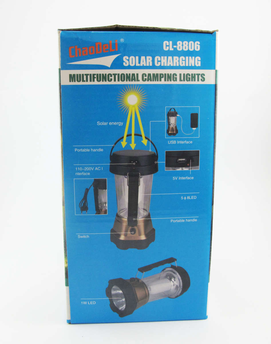 Solar Rechargeable Camping Light