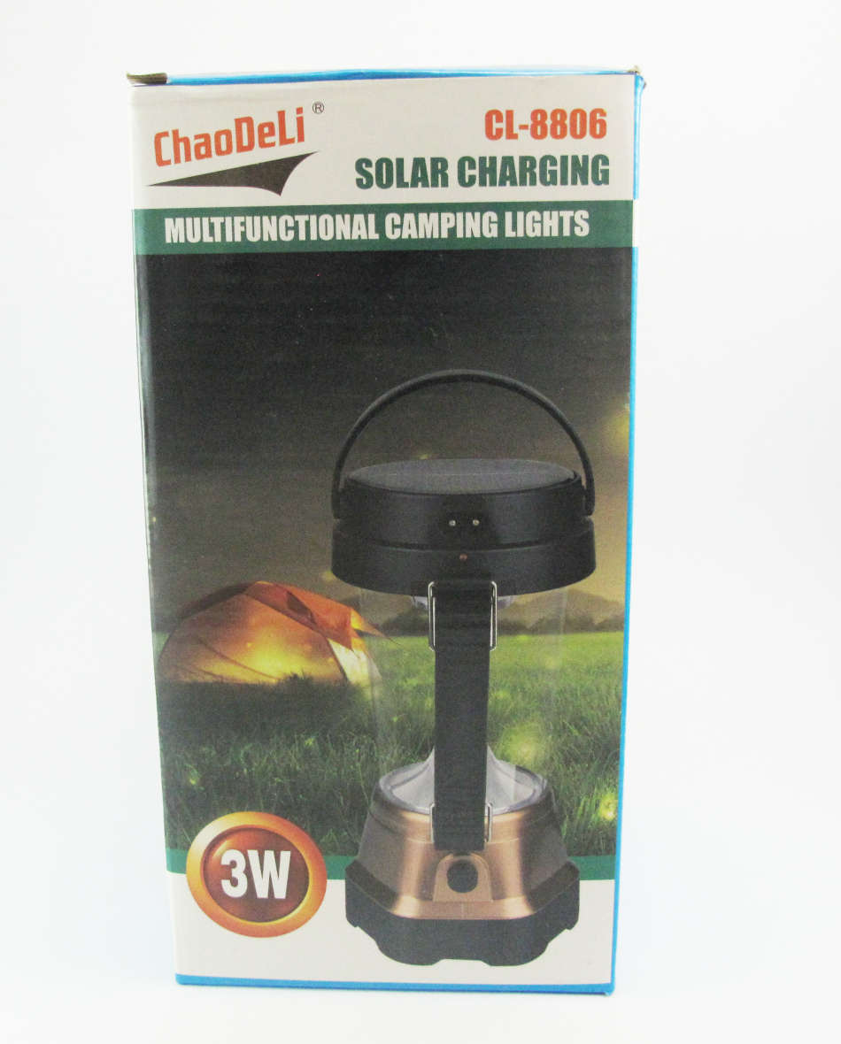 Solar Rechargeable Camping Light