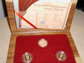 BURGERS POND REPLICA- 3 COIN GOLD SET