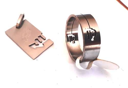 MARYKAY - STAINLESS STEEL RING AND PENDANT - ZODIAC SIGN OF CANCER