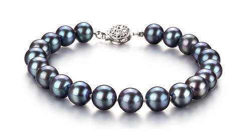 MARYKAY - BEAUTIFUL PEACOCK BLACK FRESHWATER PEARL BRACELET
