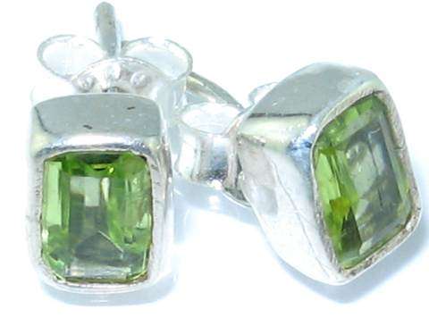 MARYKAY - LOVELY PERIDOT EARRINGS IN SOLID .925 STERLING SILVER