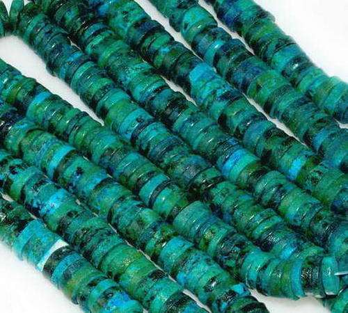 MARYKAY - LOVELY CHRYSACOLLA BEADS - IDEAL FOR CRAFTS OR BEADING