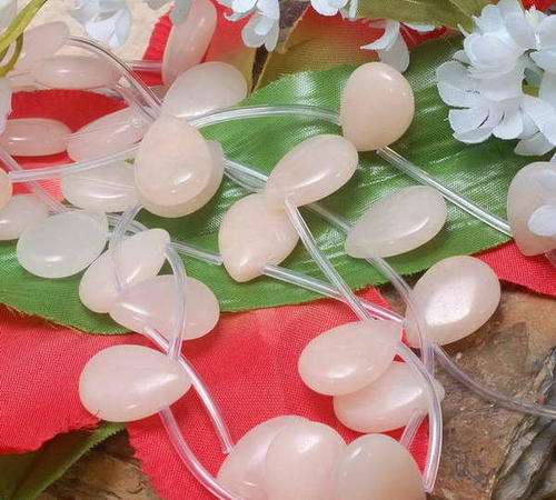 MARYKAY - NATURAL PINK PERUVIAN OPAL BEADS - IDEAL FOR CRAFTS OR BEADING 17/12