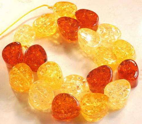 MARYKAY - BEAUTIFUL NATURAL BALTIC AMBER GEMSTONE BEADS - IDEAL FOR CRAFTS/BEADING 20 x 16