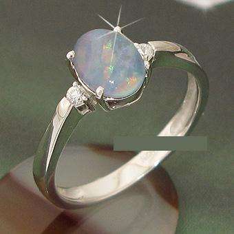 MARYKAY - GORGEOUS GENUINE AUSTRALIAN BLACK OPAL RING 7/O- OCTOBER/LIBRA BIRTHSTONE