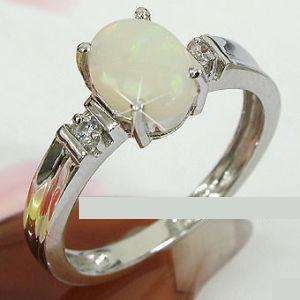 MARYKAY - FREE SHIPPING - GORGEOUS GENUINE AUSTRALIAN FIRE OPAL RING 5/K