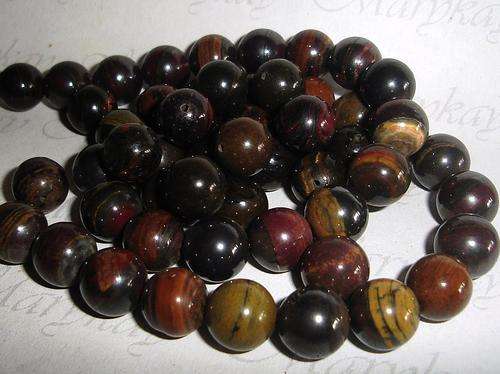 MARYKAY - LOVELY TIGER IRON BEADS - CRAFTS / BEADING /JEWELLERY MAKING 10R