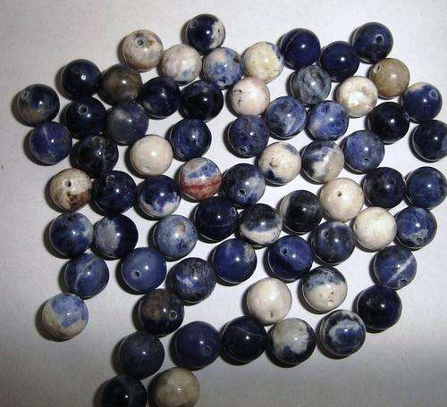 MARYKAY - NATURAL SODALITE GEMSTONE BEADS - IDEAL FOR CRAFTS/BEADING
