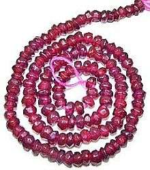 MARYKAY - FABULOUS DEEP PINK GARNET GEMSTONE BEADS - IDEAL FOR CRAFTS/BEADING