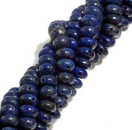 MARYKAY - GLAMOUROUS BLUE LAPIS LAZULI  NATURAL GEMSTONE BEADS - CRAFTS/JEWELLERY MAKING