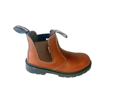 Nautic Brown Chelsea work boots