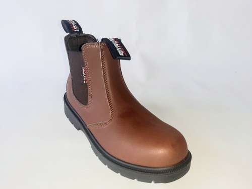 Nautic Brown Chelsea work boots