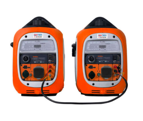 GENTECH POWER 2 KVA DIGITAL PURE SINE WAVE INVERTER PETROL GENERATOR ORANGE