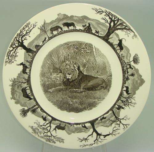 Wedgwood Kruger National Park Lion Plate