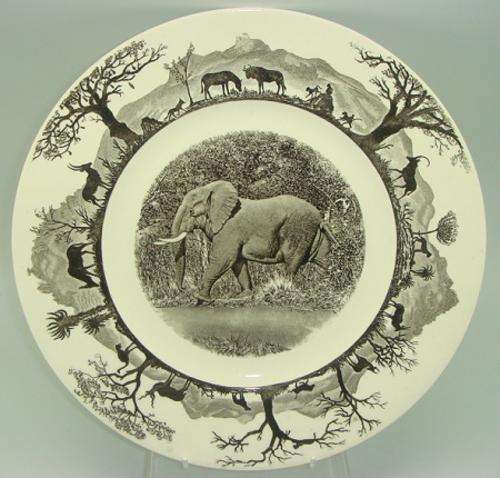 Wedgwood Kruger National Park Elephant Plate