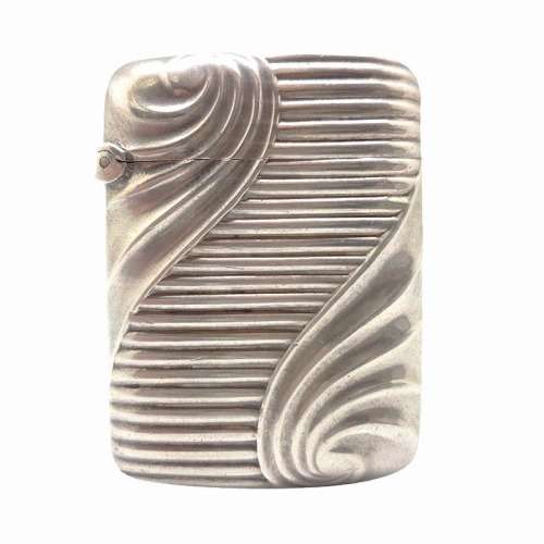 French Silver Ladies Vesta Case