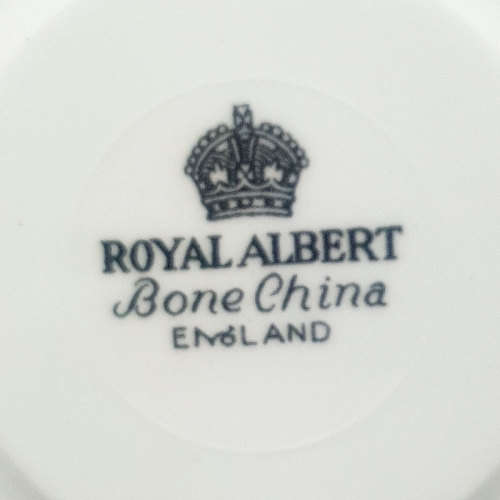 Royal Albert Coffee Cup and Saucer Gold and Turquoise