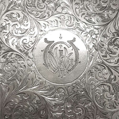 Hallmarked Silver Cigarette Case Birmingham 1910