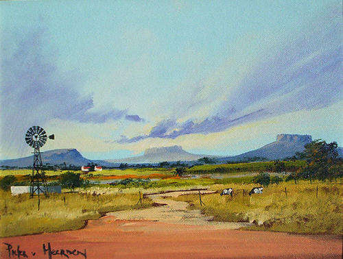 Vrystaat toneel 2 (300mm x 400mm)