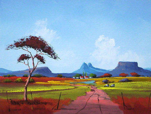 The red tree (300mm x 400mm)