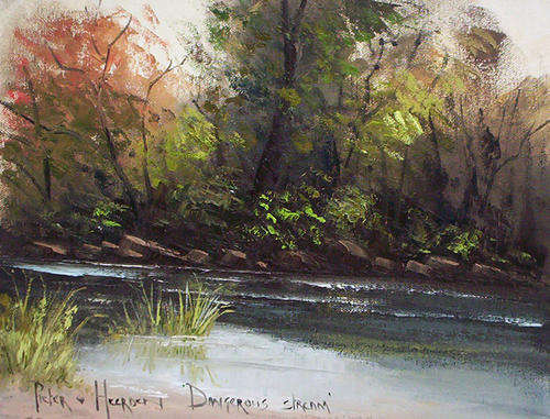 Dangerous stream (300mm x 400mm)