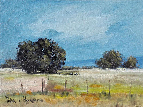 Two Cows  (300mm x 400mm)